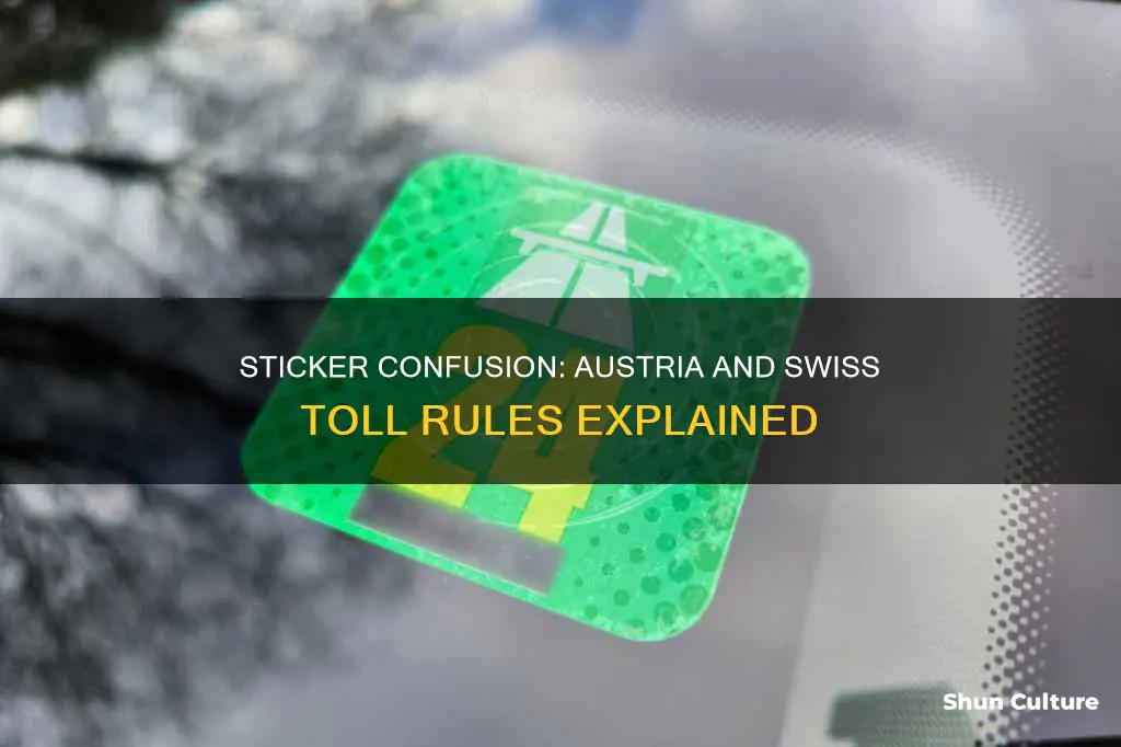 does the swiss toll sticker cover austria