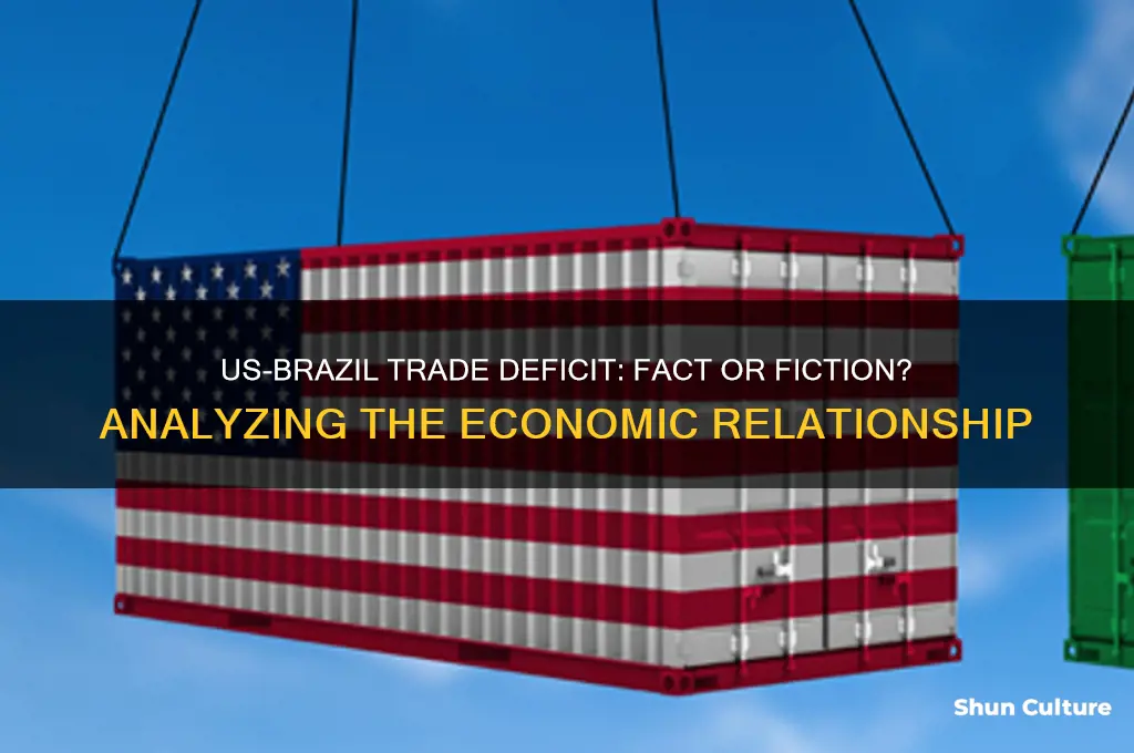 does the us have a trade deficit with brazil