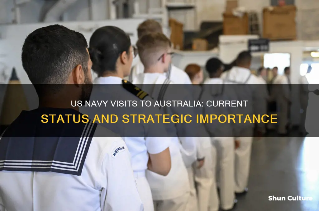 does the us navy still go to australia