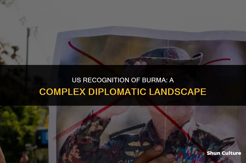 does the us officially recognize the name burma