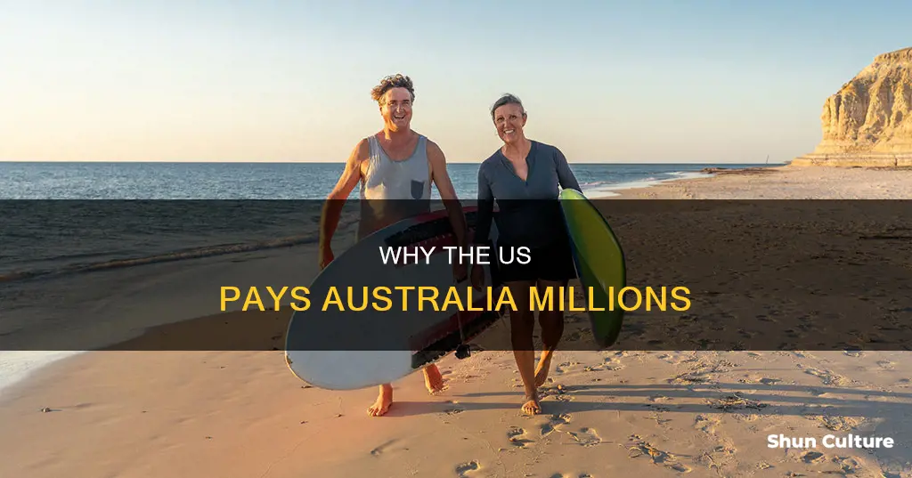 does the us pay australia money