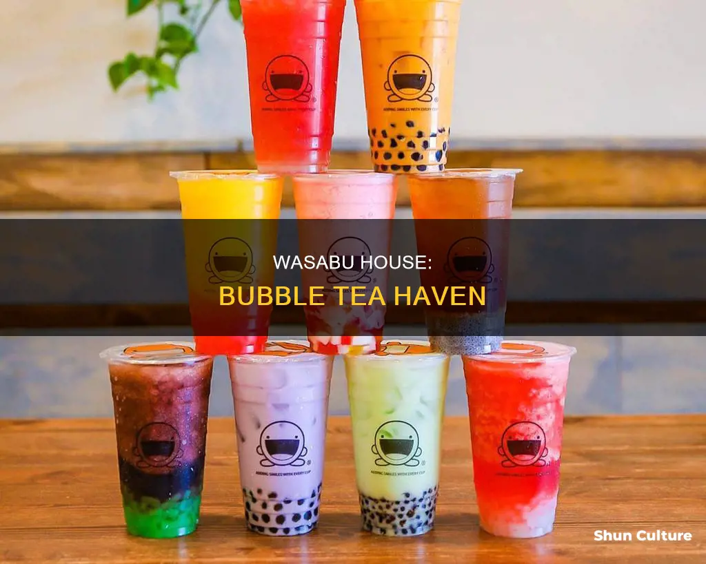 does the wasabu house of east brunswick have bubble tea