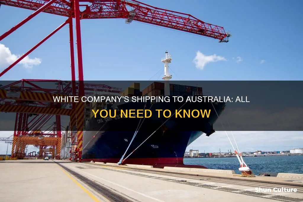 does the white company ship to australia