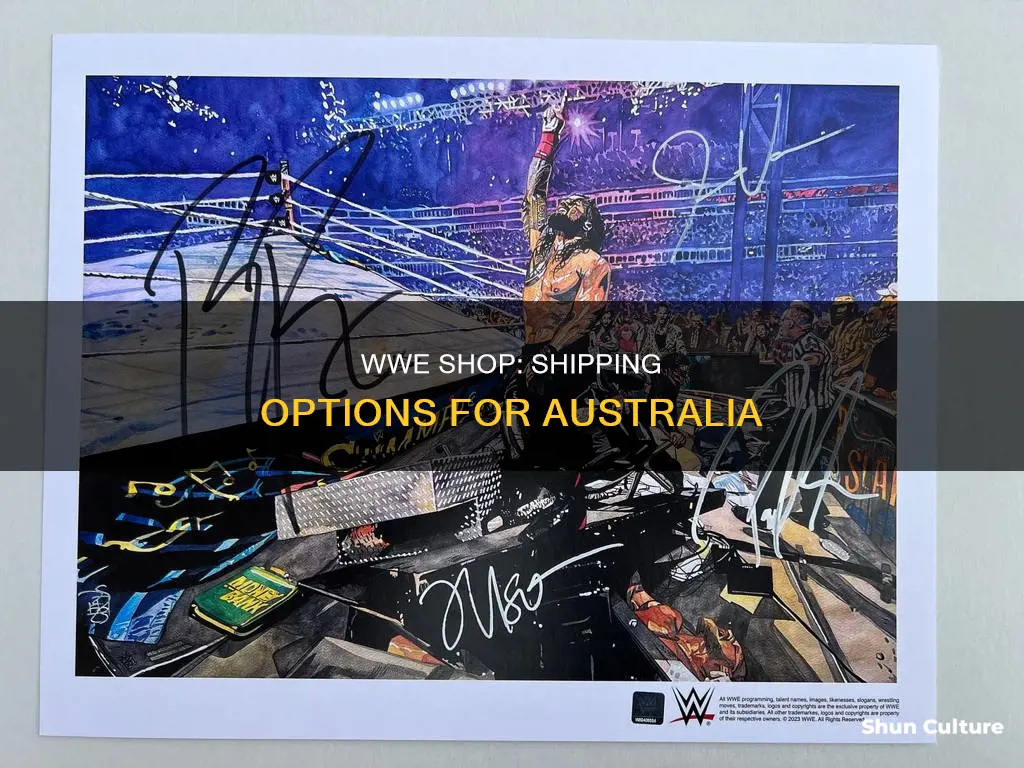 does the wwe shop ship to australia