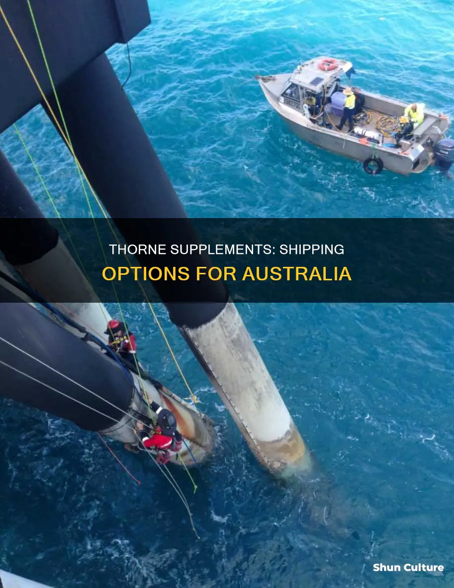 does thorne ship to australia