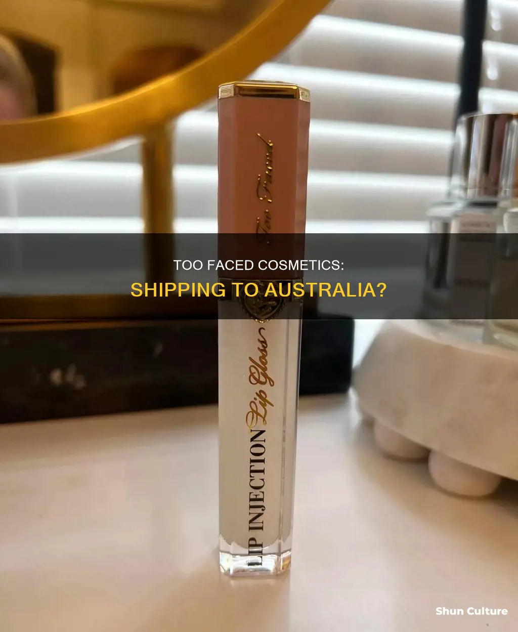 does too faced cosmetics ship to australia