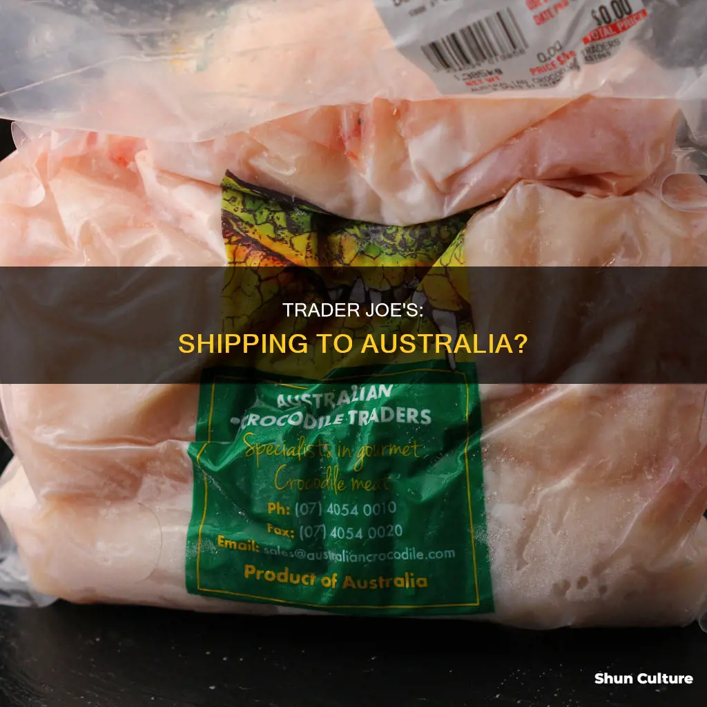 does trader joes ship to australia