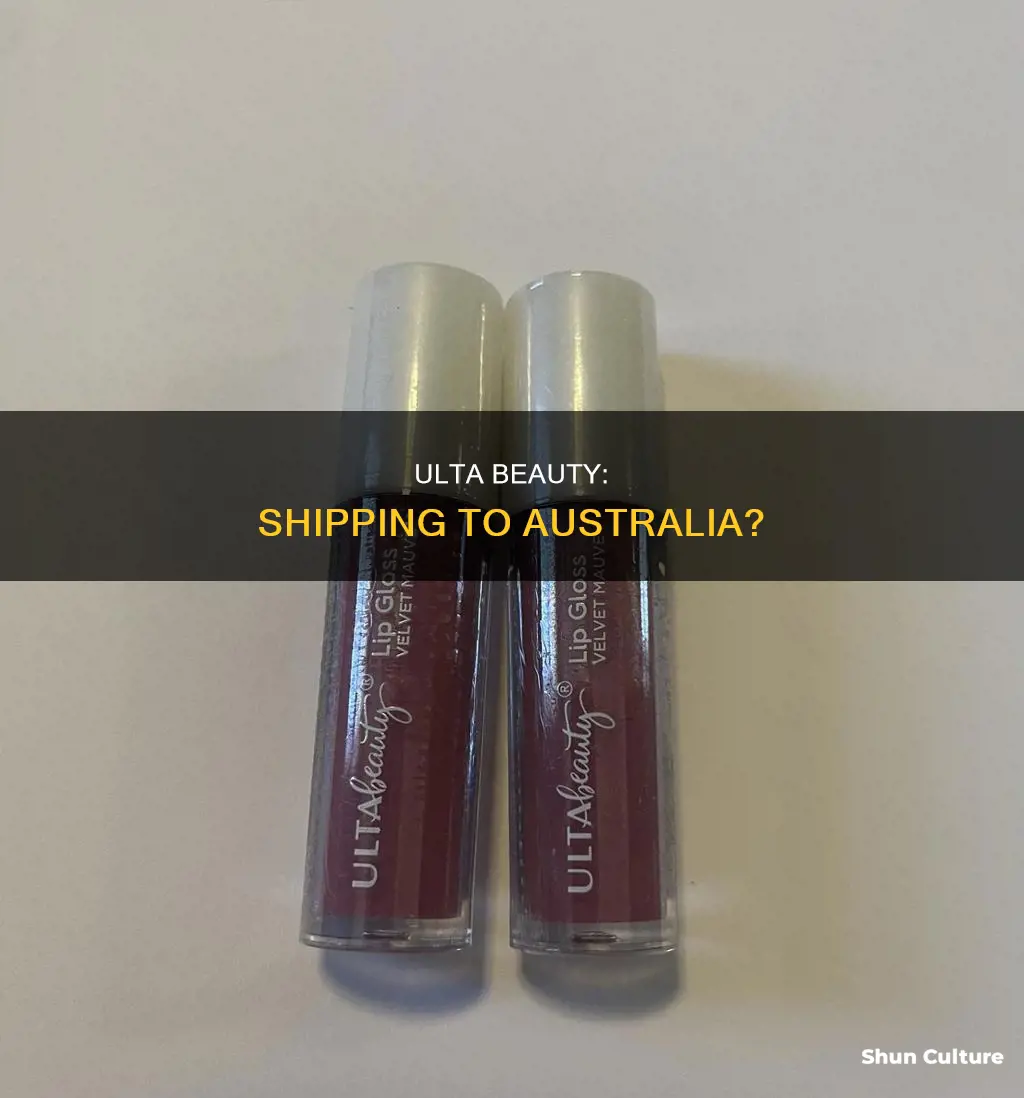 does ulta beauty ship to australia