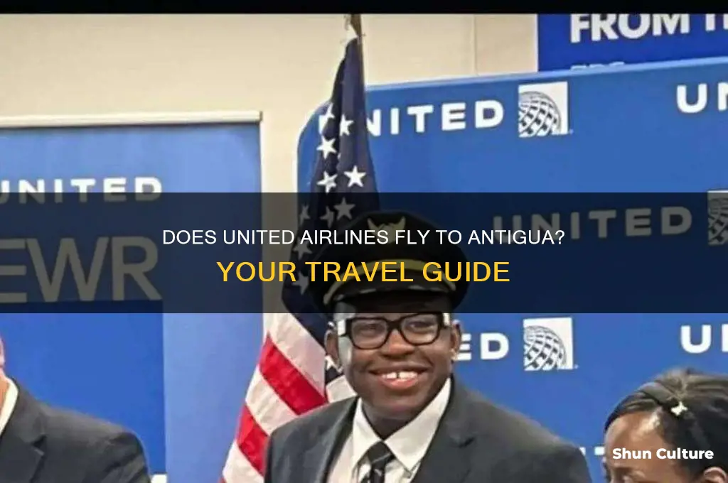 does united airlines fly to antigua