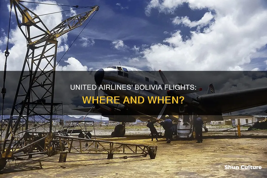 does united airlines fly to bolivia