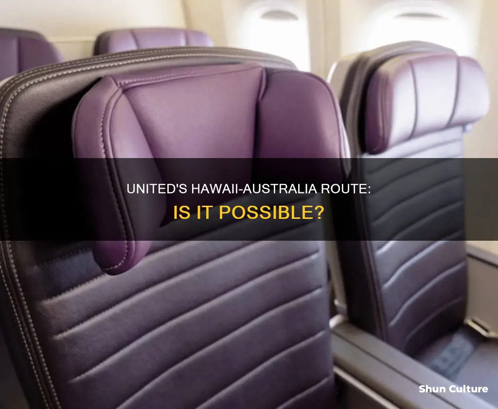 does united fly from hawaii to australia