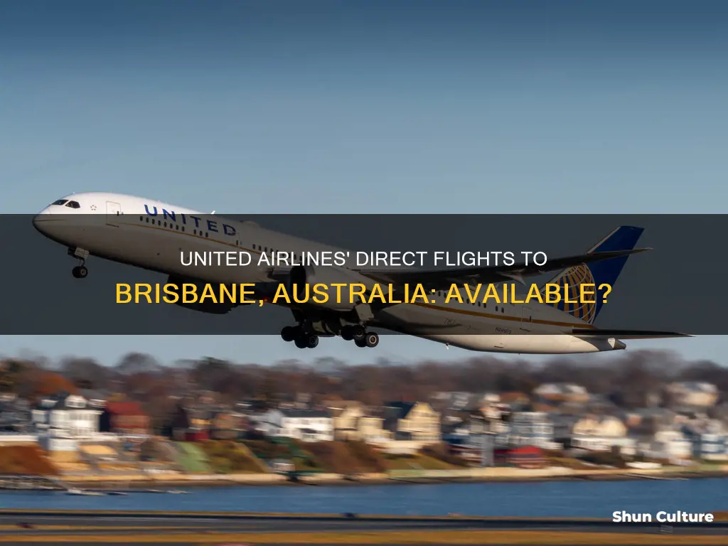 does united fly to brisbane australia