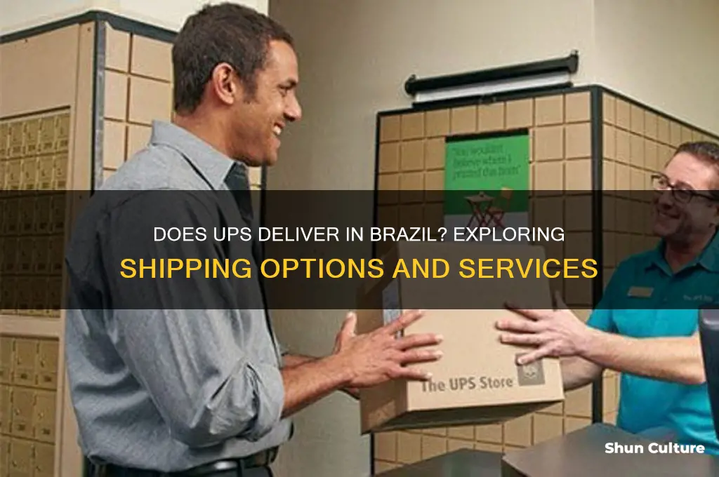 does ups deliver in brazil