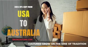 UPS Shipping: USA to Australia