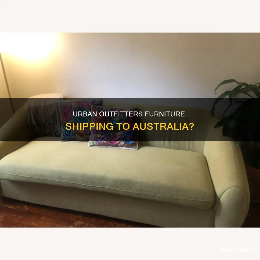does urban outfitters furniture ship to australia