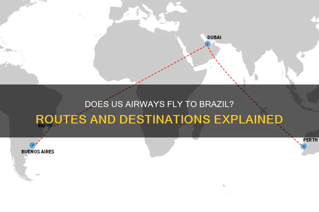 does us airways fly to brazil