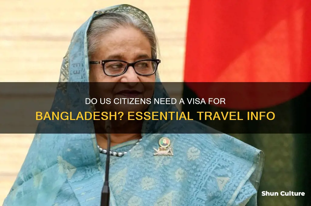 does us citizen need visa for bangladesh