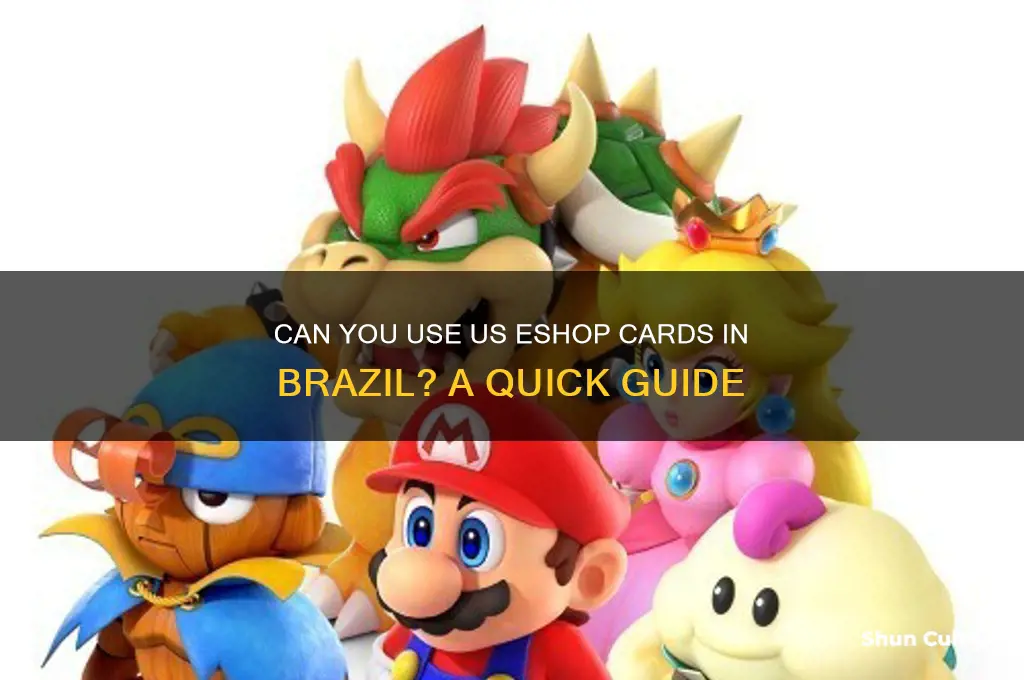 does us eshop card work in brazil