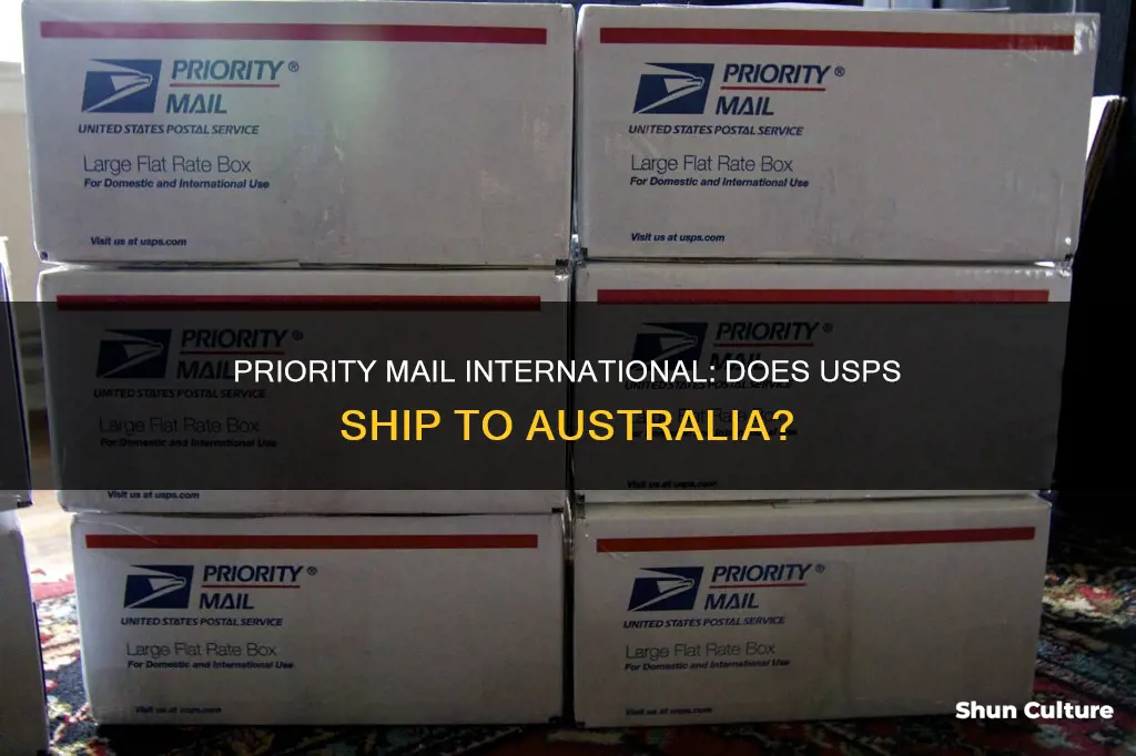 does usps priority mail international ship to australia