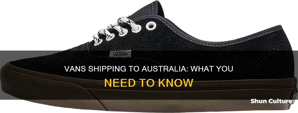 does vans ship to australia