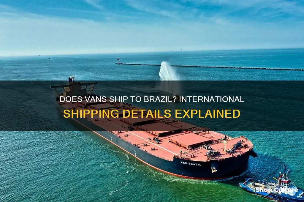 does vans ship to brazil