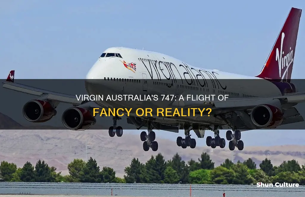 does virgin australia fly a 747