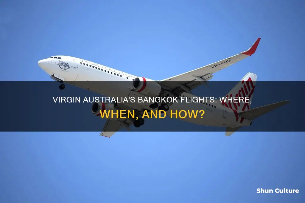 does virgin australia fly to bangkok