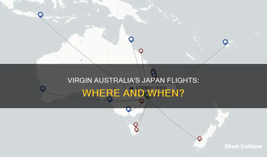 does virgin australia fly to japan