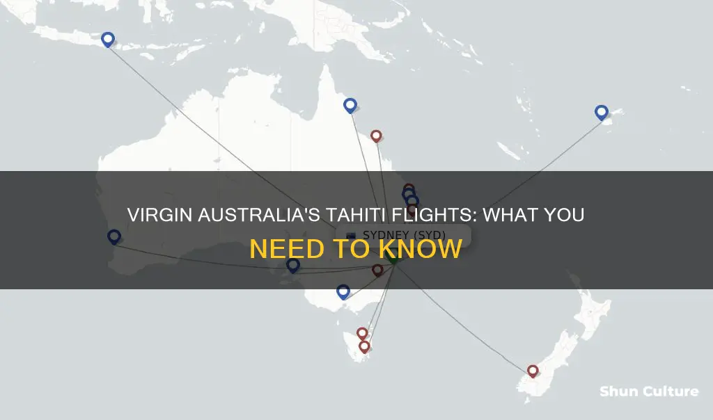 does virgin australia fly to tahiti