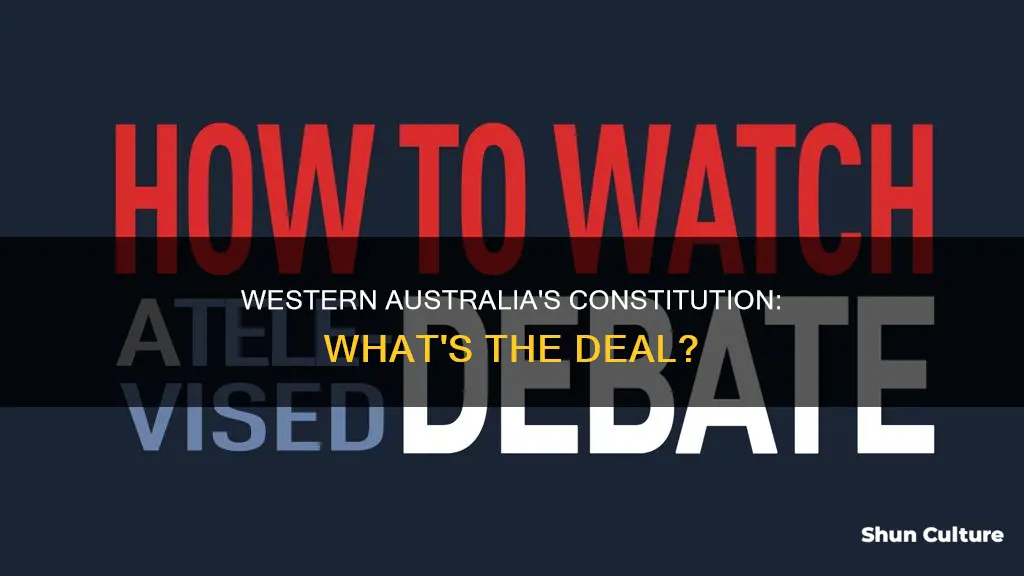 does western australia have a constitution