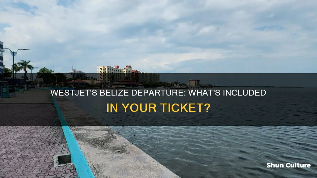 does westjet include belize departure tax