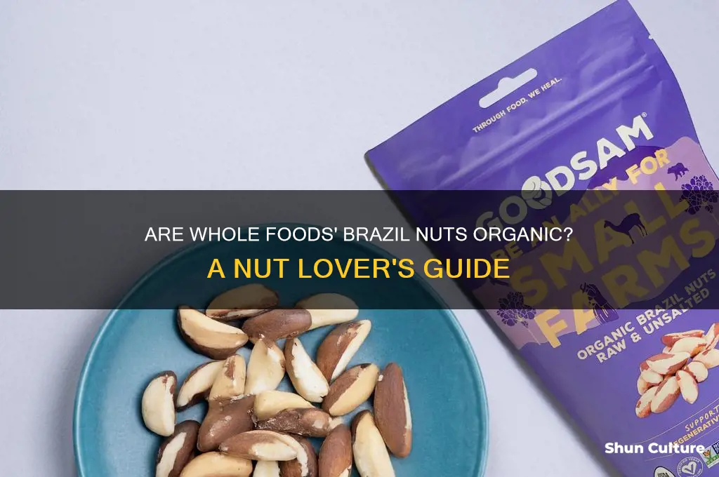 does whole food sell organic brazil nuts