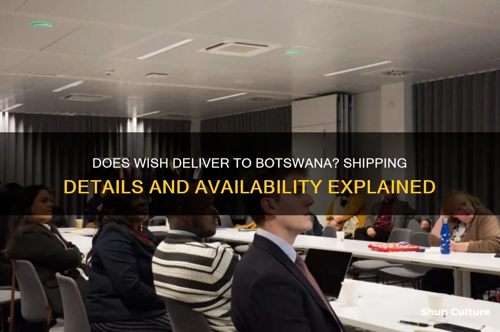 does wish deliver to botswana