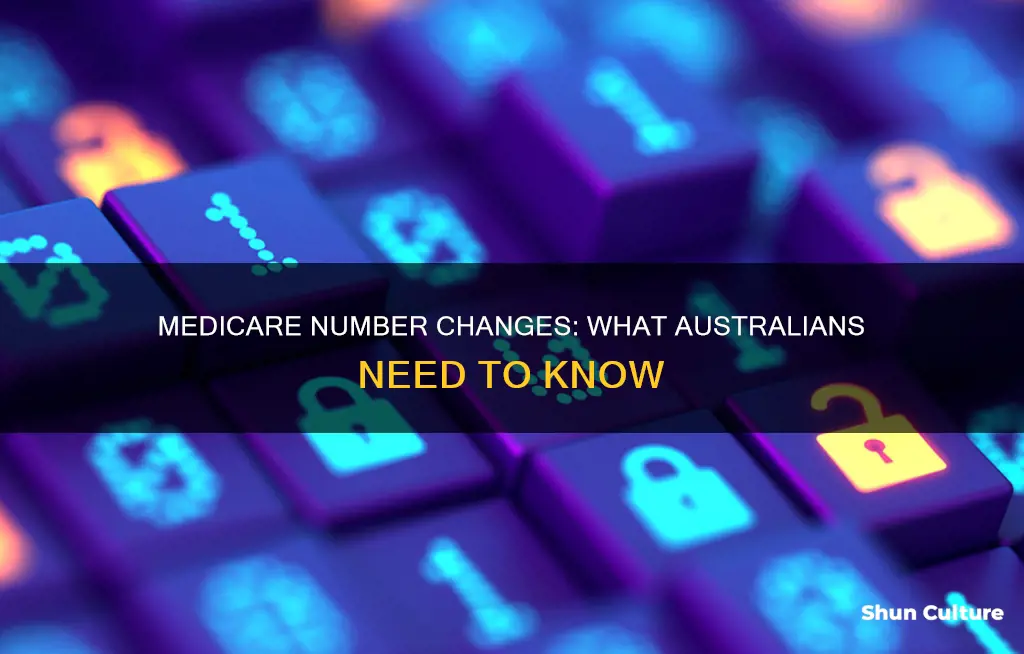 does your medicare number change australia