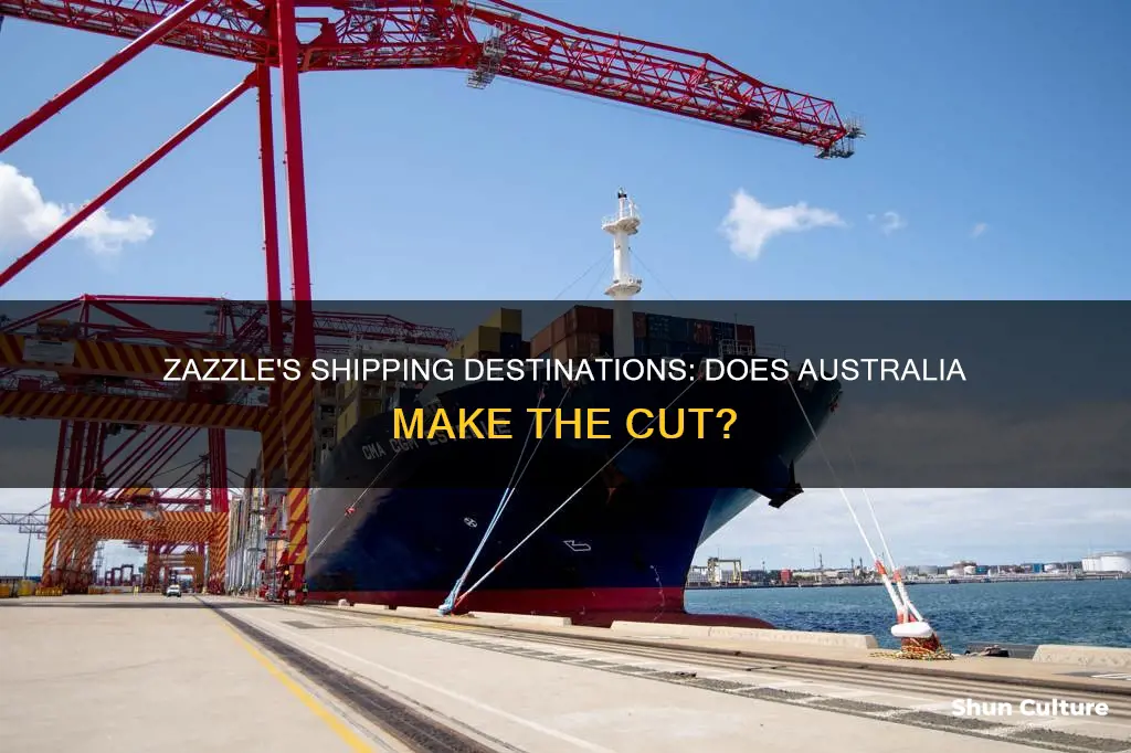 does zazzle ship to australia