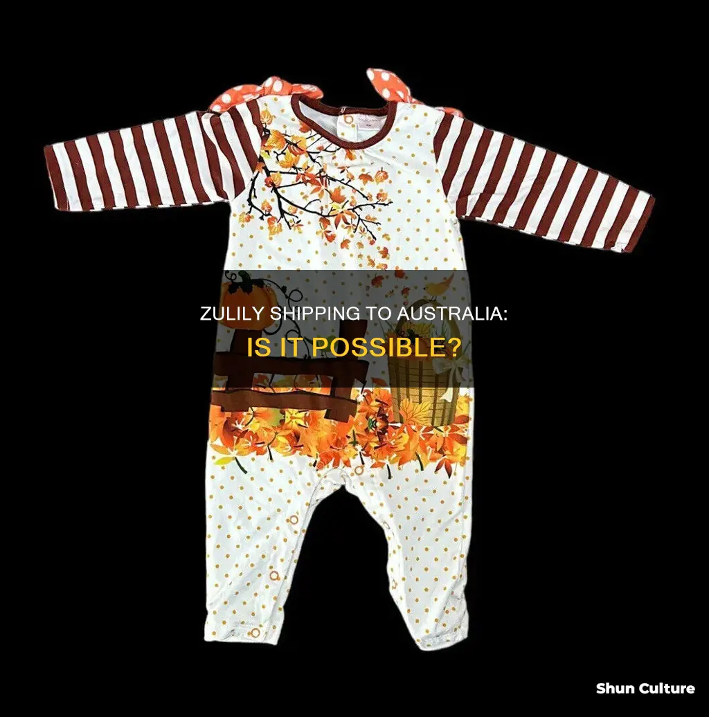 does zulily ship to australia