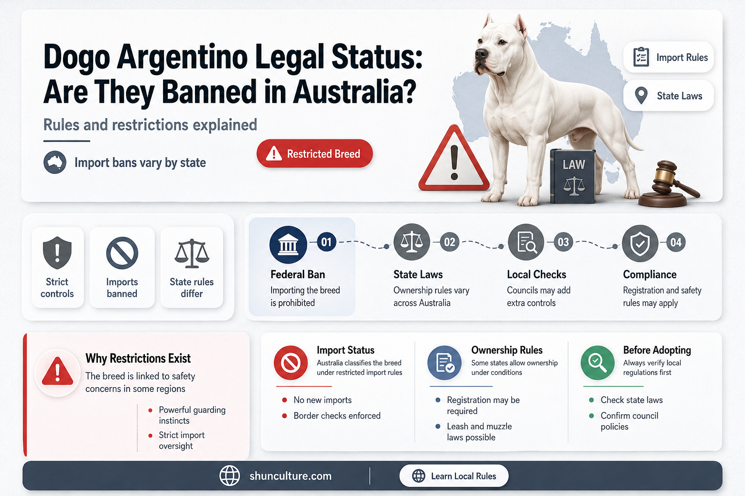 are dogo argentino illegal in australia
