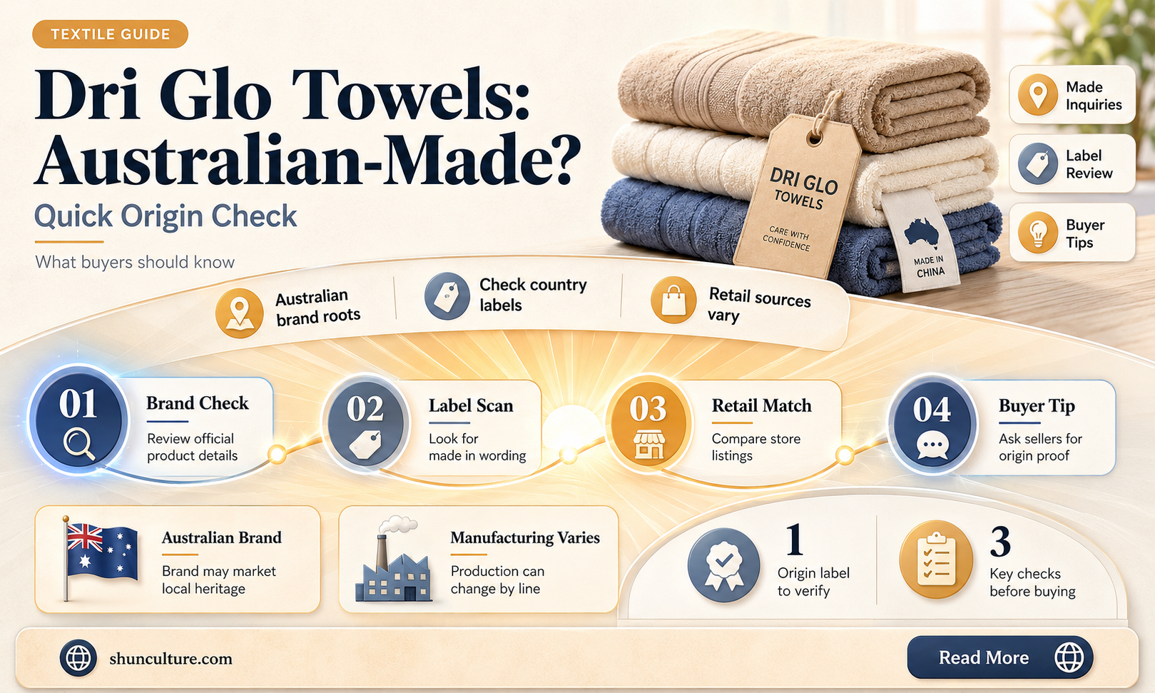 are dri glo towels made in australia