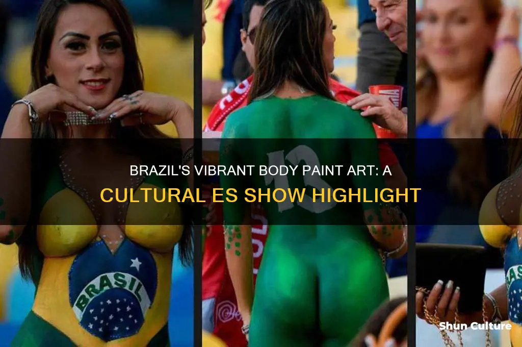 es show body paint brazil
