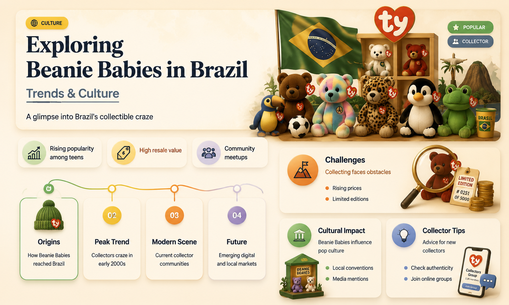 are beanie babies collected in brazil