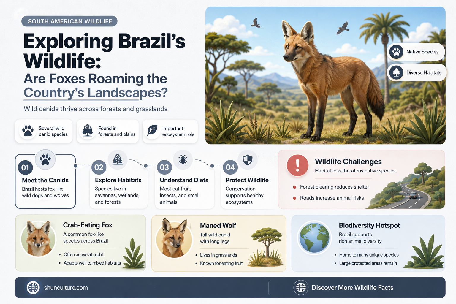 are foxes in brazil