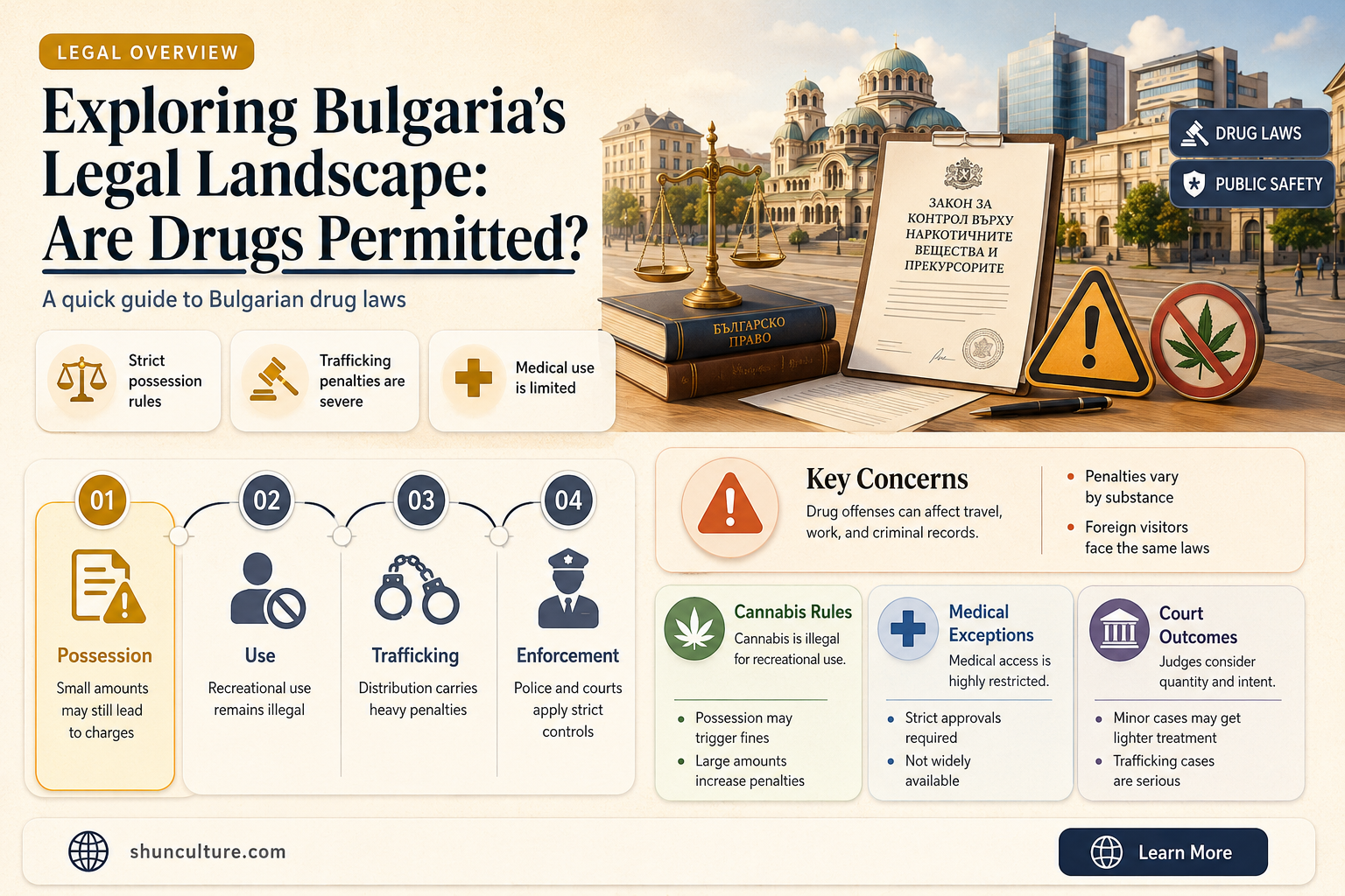 are drugs legal in bulgaria