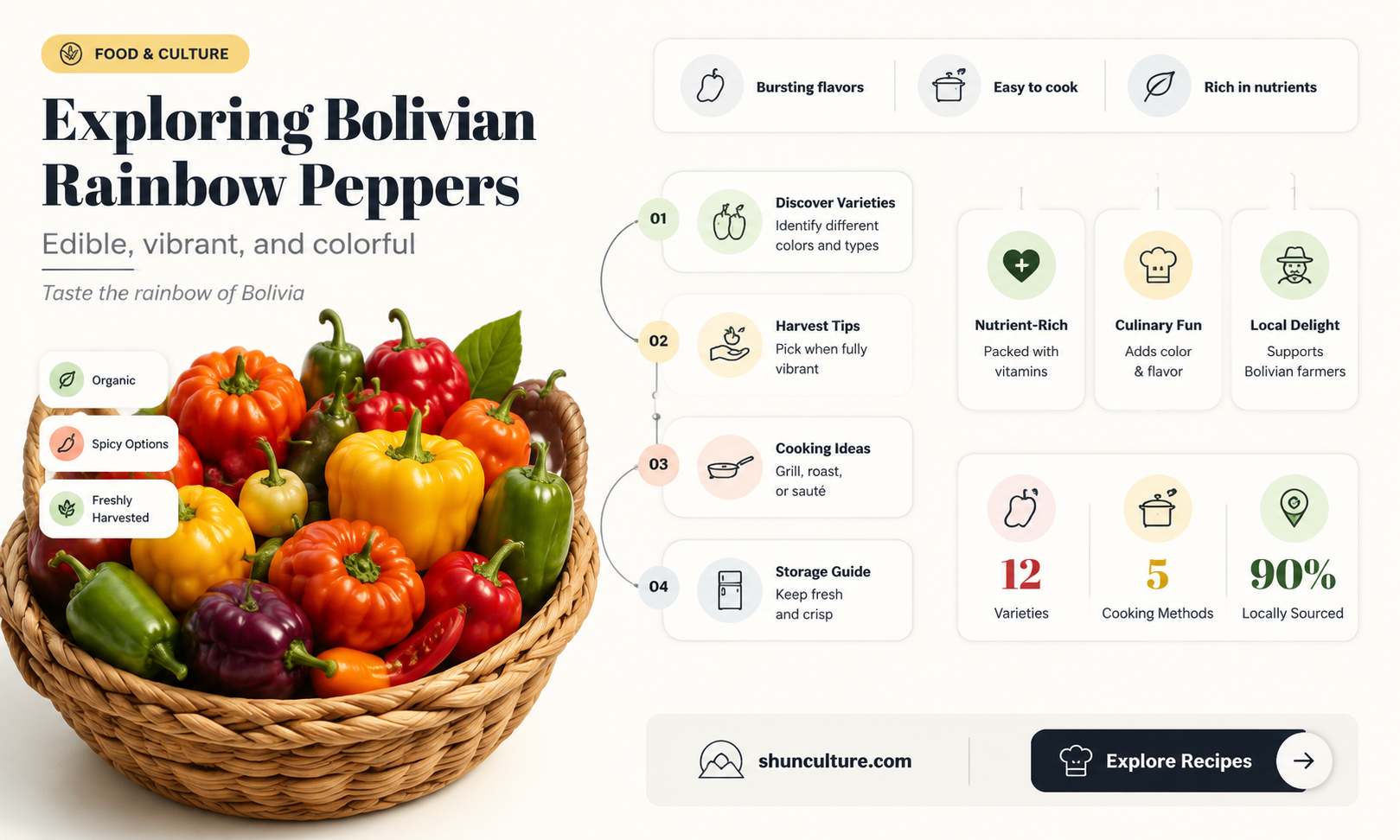 are bolivian rainbow peppers edible
