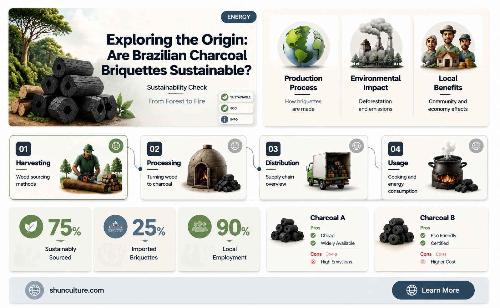 are charcoal briquettes from brazil