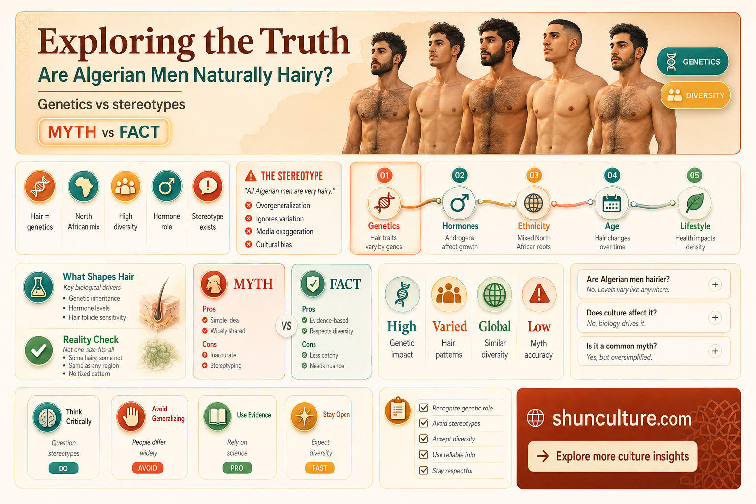 are algerian men quite hairy