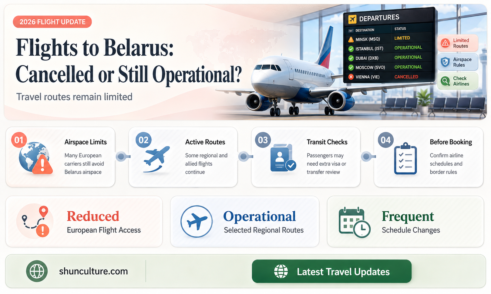 are flights to belarus cancelled