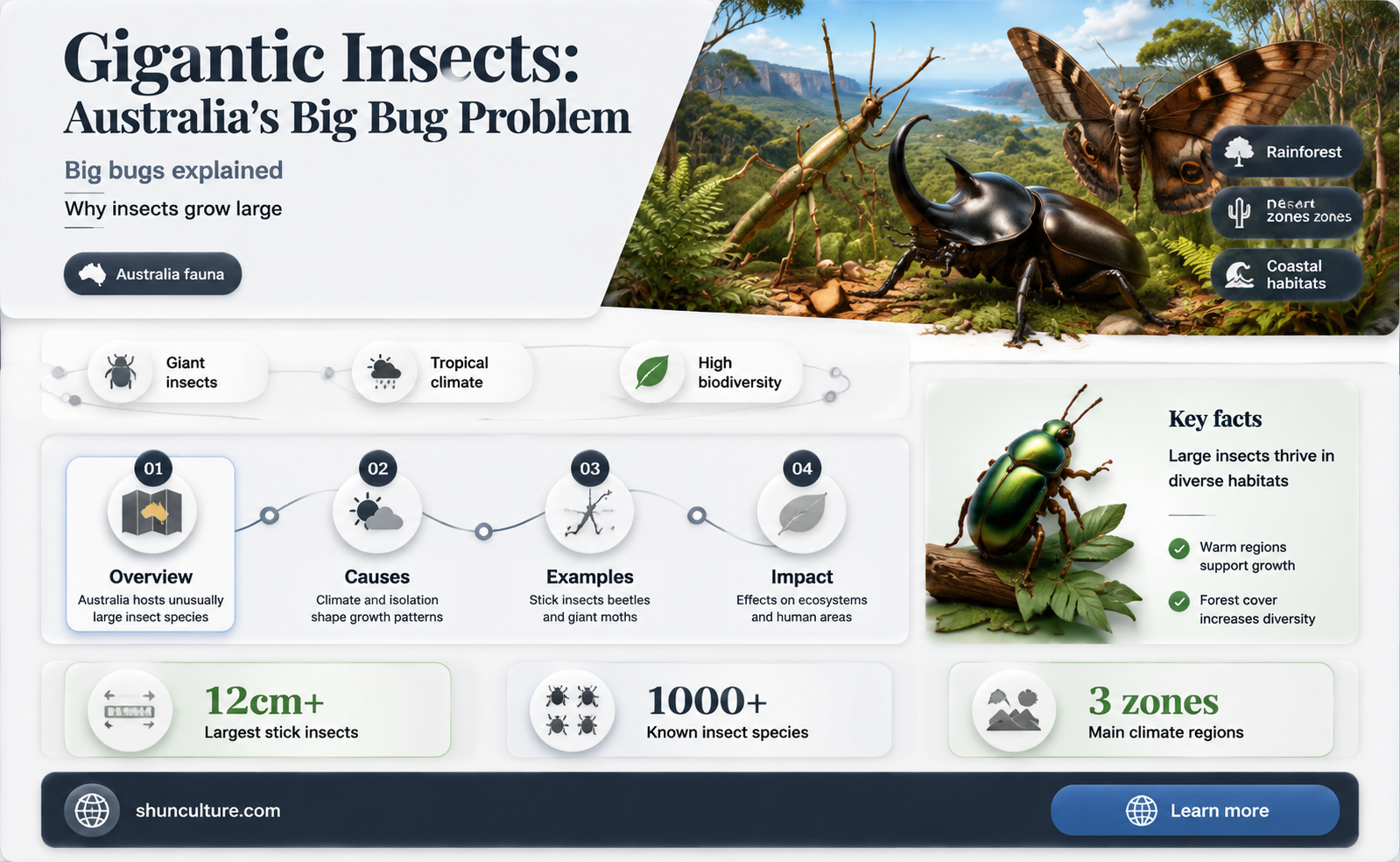 are insects big in australia