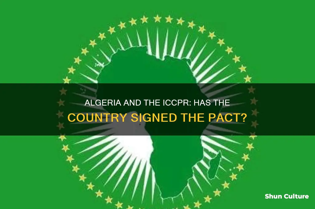 has algeria signed the iccpr