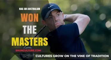 Who is Australia's Master Golf Champion?
