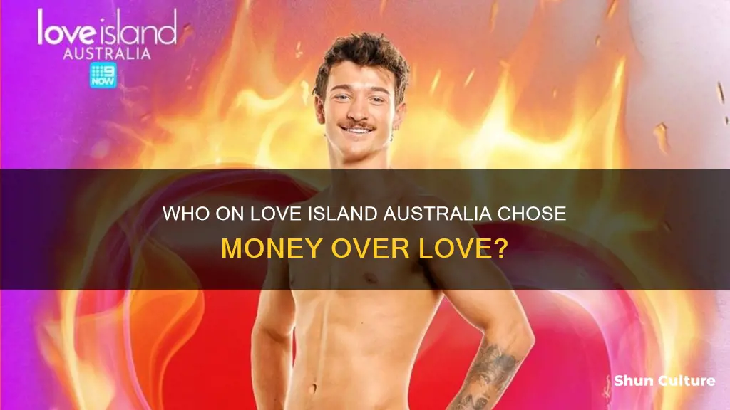 has anyone ever chosen money on love island australia